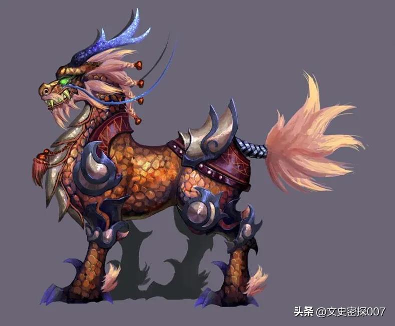 幽冥瑞兽上古麒麟,麒麟瑞兽的来历