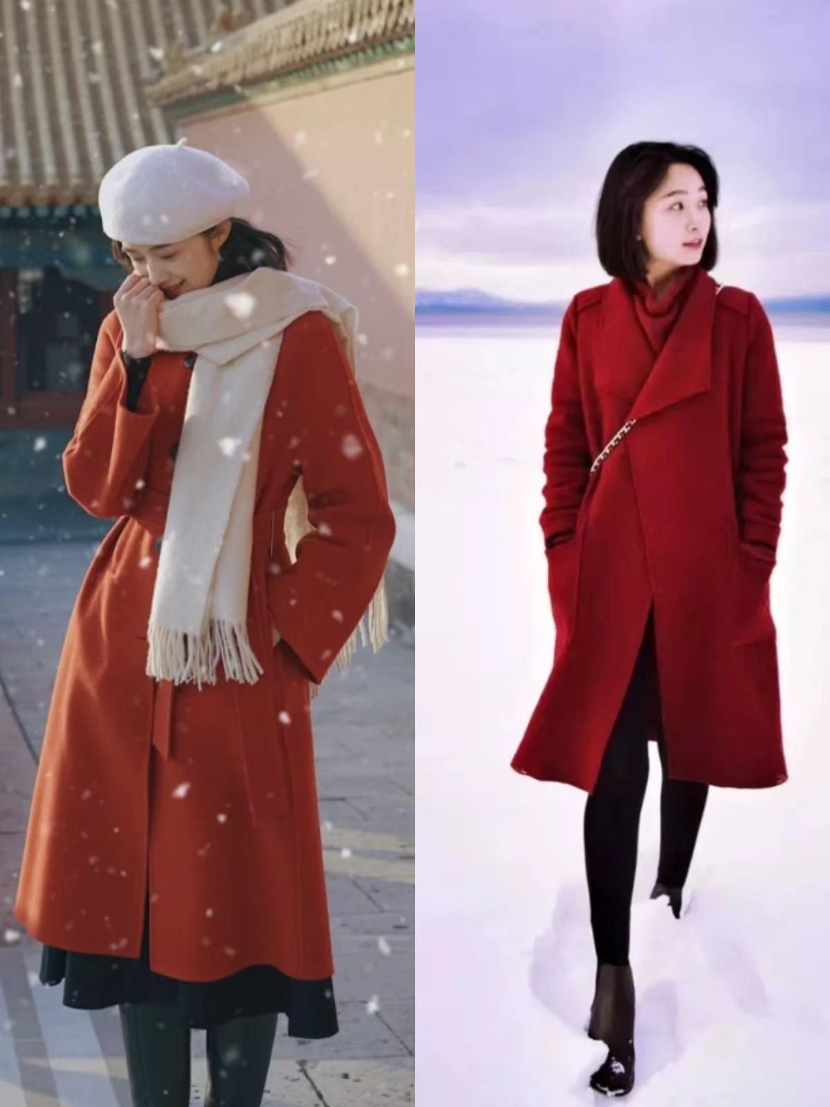 年轻女性穿什么颜色的大衣好看,显贵显瘦质感大衣