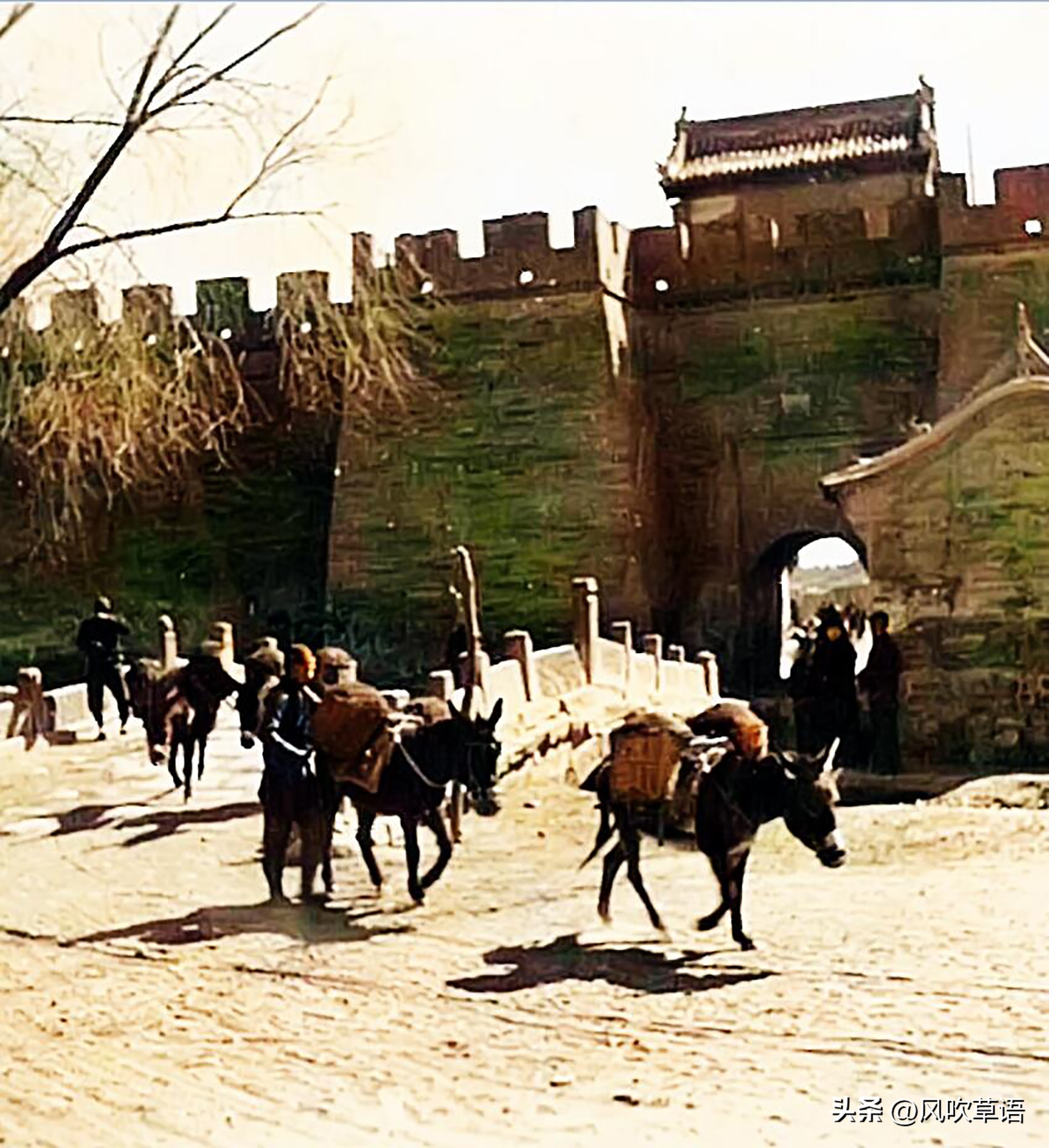 张家口抗日老照片,日军攻占河北的老照片