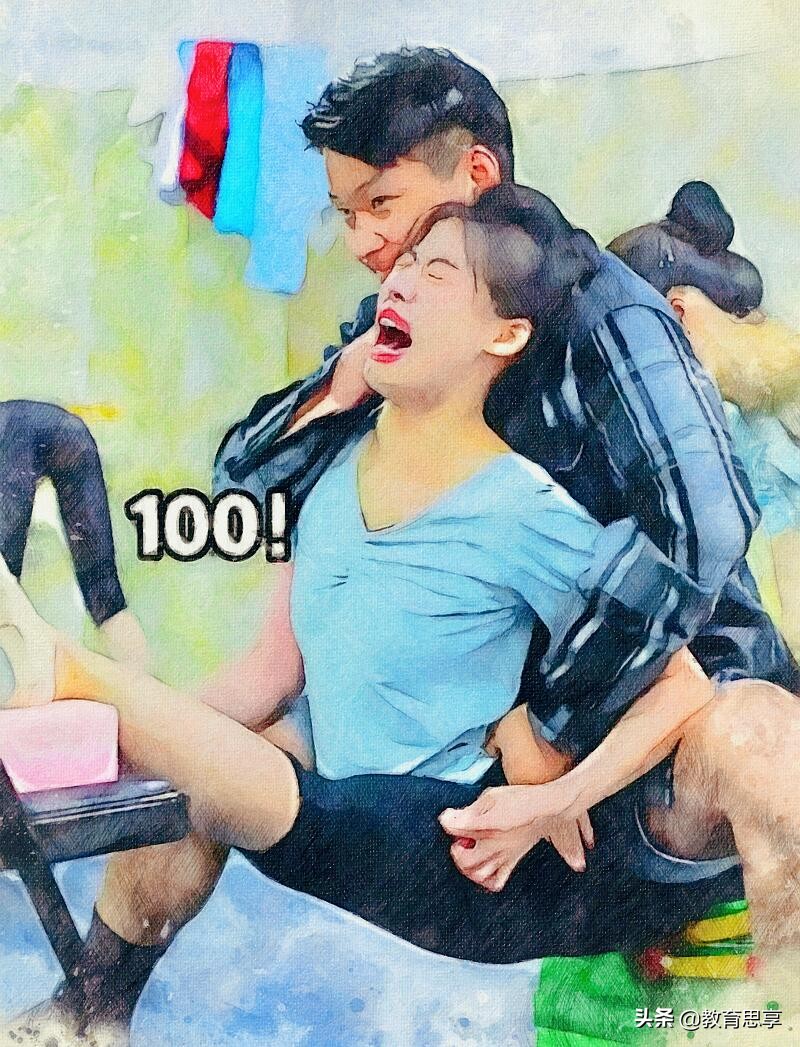 艺考男舞蹈老师给女生压腿争议,舞蹈生压腿痛苦大喊艺考