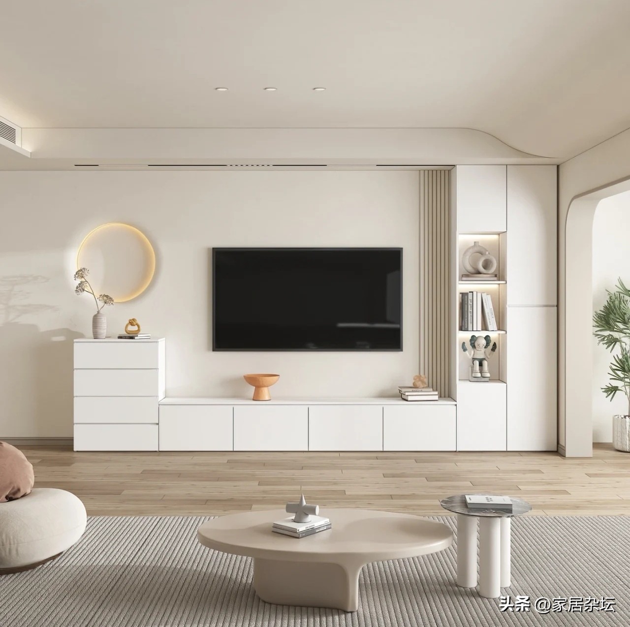 跟风满墙电视柜,不要跟风安装电视柜