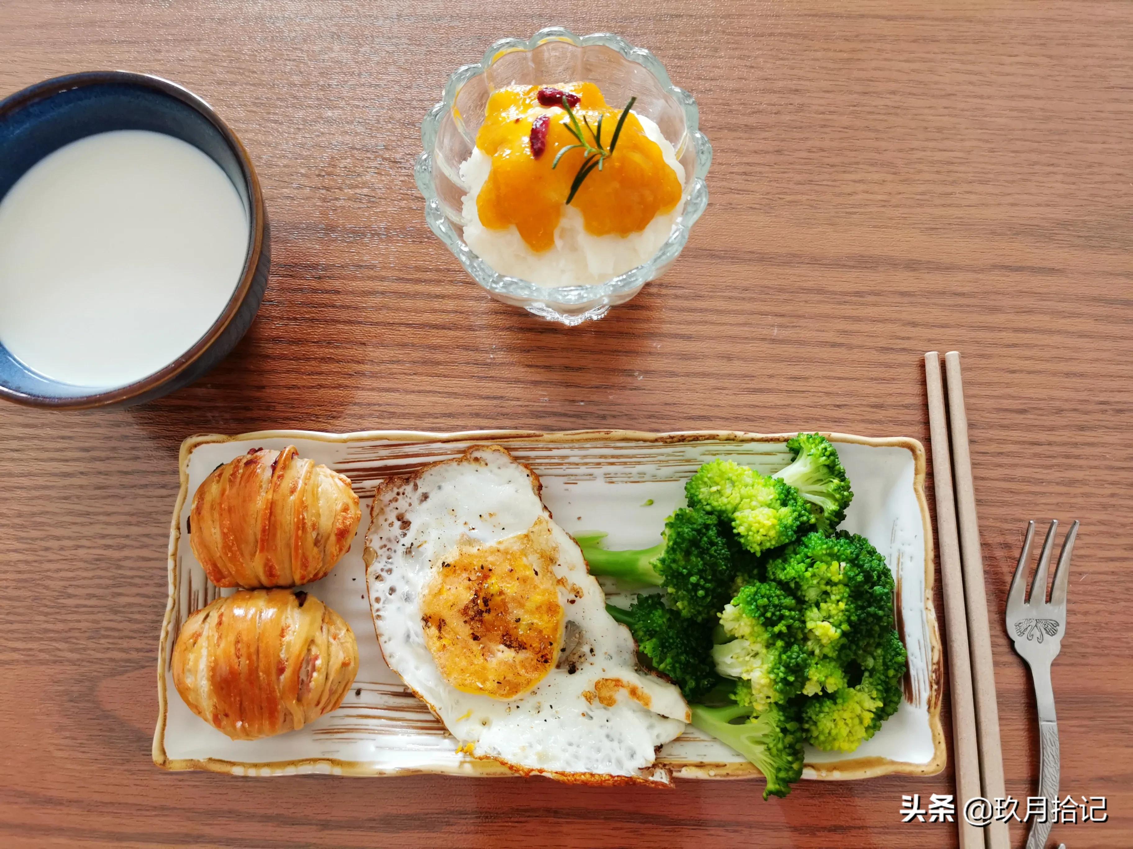 高中生学习紧张早餐别总牛奶面包，每天营养丰富换样吃用陪伴减压