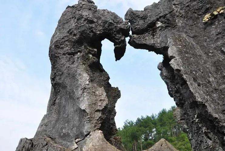 最美思南石林,思南石林风景区全景