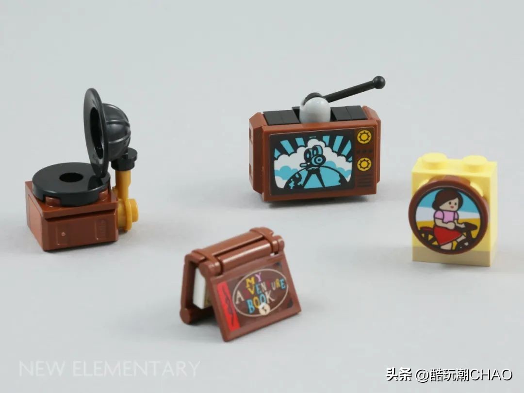 乐高迪士尼展示盒,乐高迪士尼100周年飞屋环游记