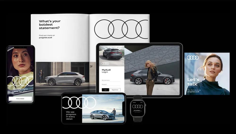 奥迪车标改黑色logo,奥迪换黑车标