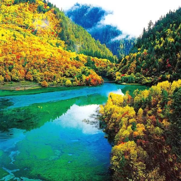 人间仙境九寨沟图片,人间仙境九寨风景图片