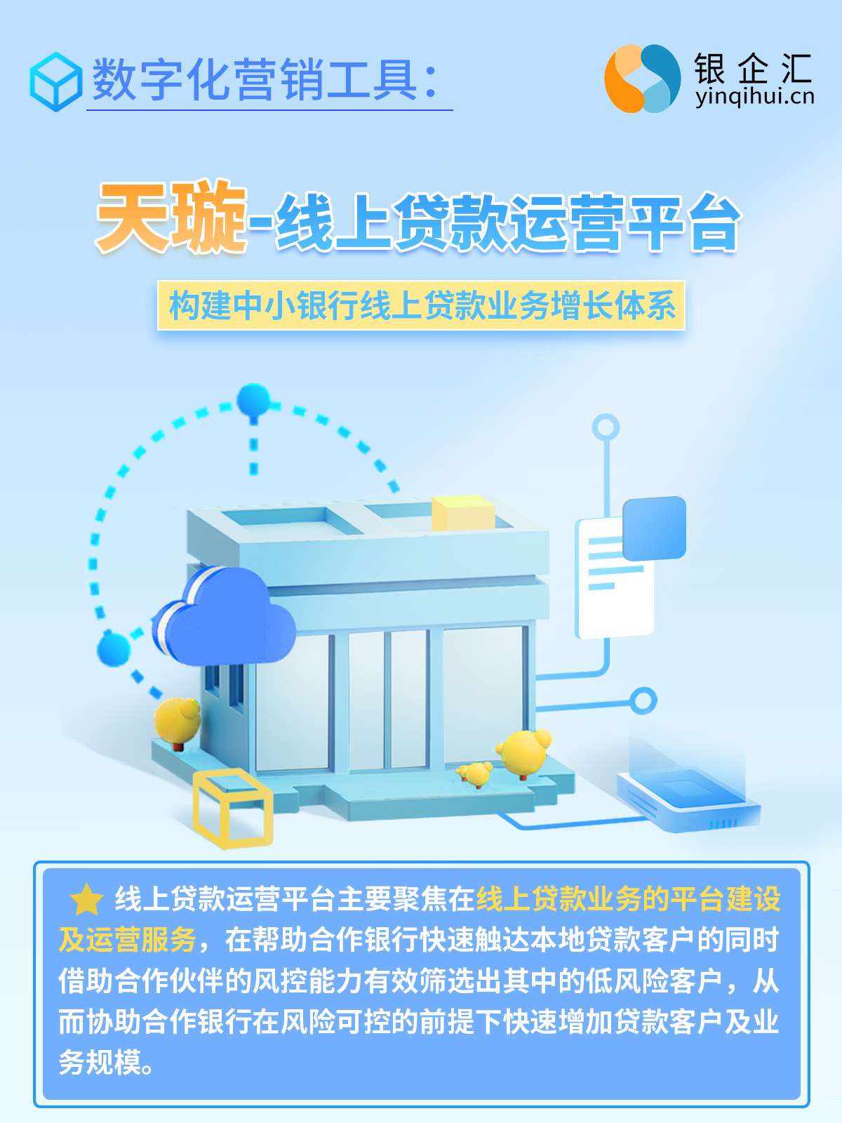 银企汇“星”产品矩阵，传递“价值营销”产品理念