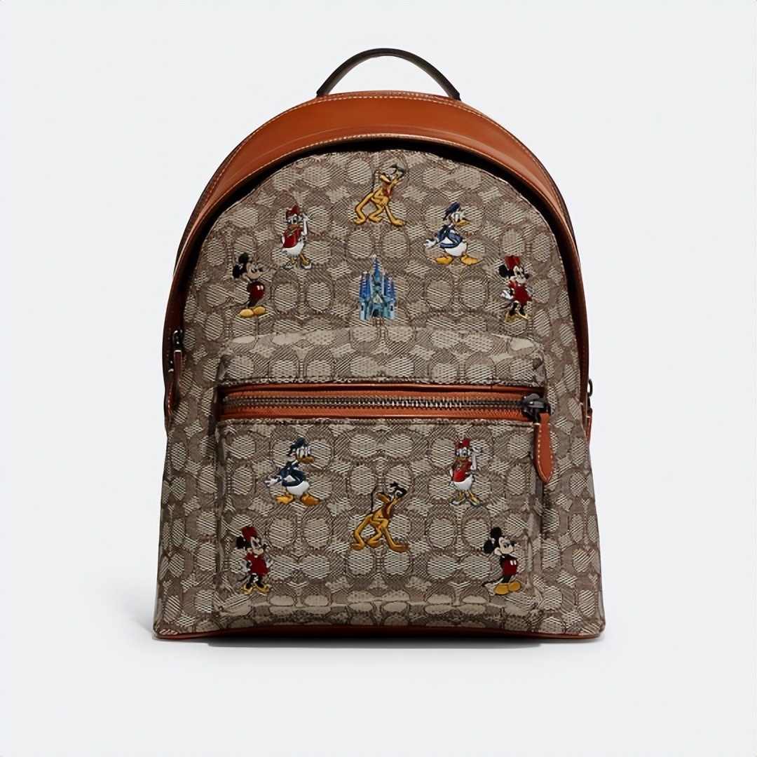 coach和迪士尼联名包米奇,coach双肩包迪士尼联名二手