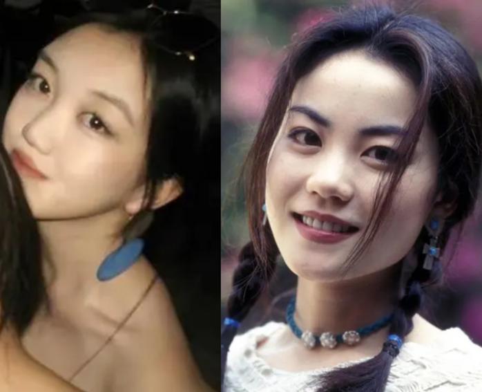 李嫣穿套装长发披肩淑女范十足,李嫣冬天穿吊带图片