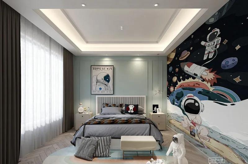 400平法式别墅一镜到底,法式别墅实景案例