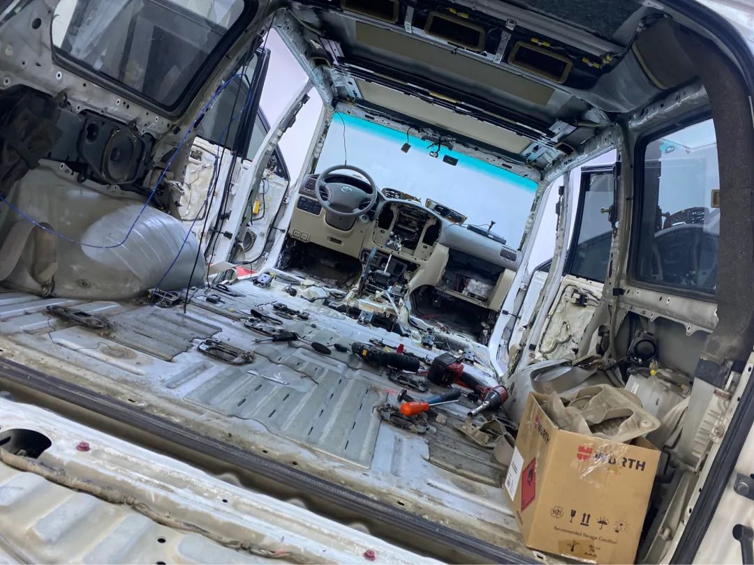 07款lc100翻新全过程,专门修复老车lc100