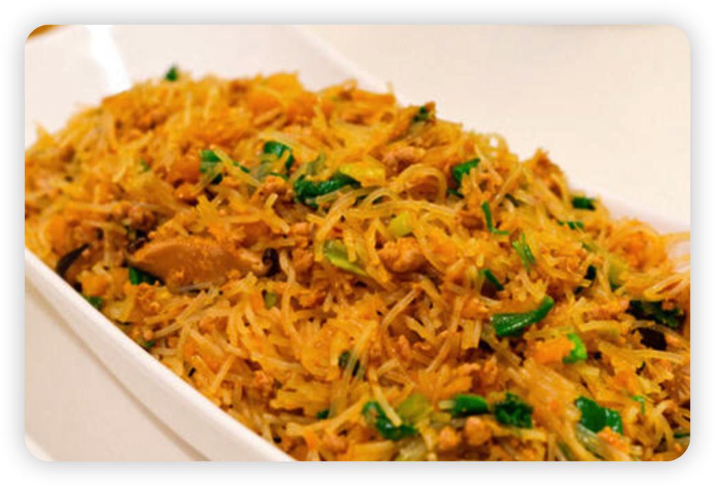 台湾炒米粉最好吃的做法,台湾老伯怎么炒米粉