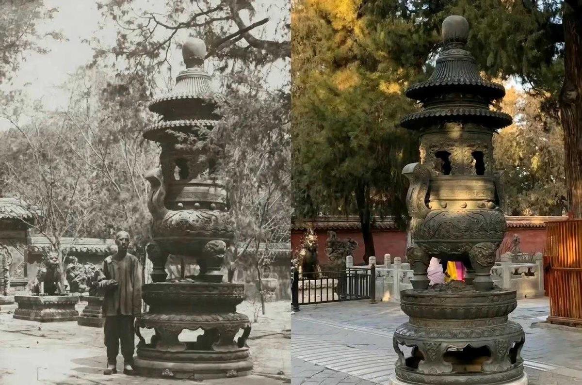 80多年前，18张日寇占领下的河南新乡老照片：骑在桥头拍照的鬼子