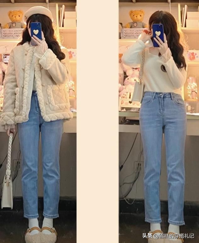 短靴已经失宠了！今年流行“毛毛鞋”，搭阔腿裤，简直是天生一对