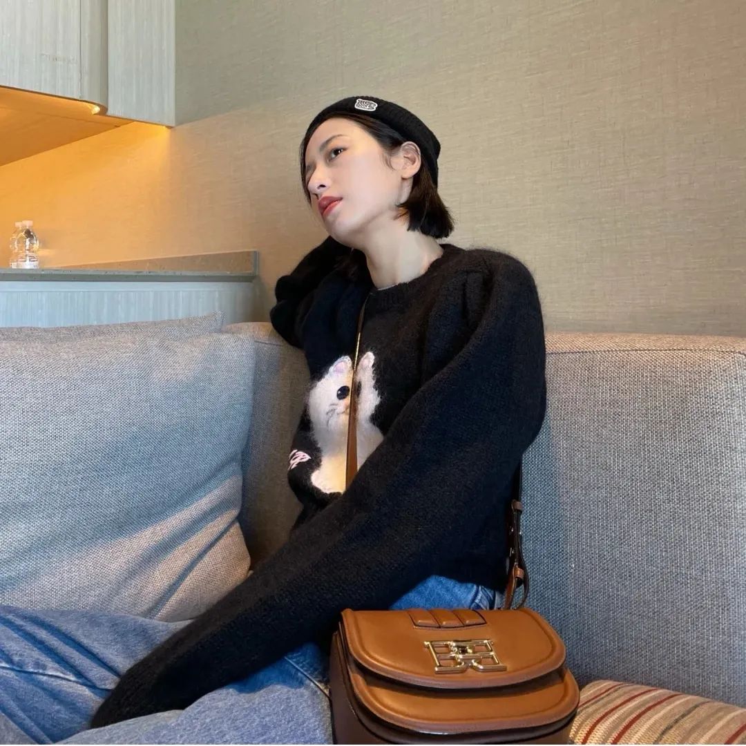 针织衫太肥如何穿搭,针织衫如何不显胖女