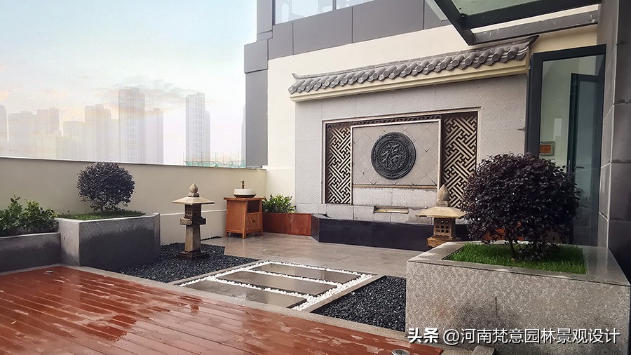 郑州屋顶花园设计制作,郑州高效服务的楼顶花园设计