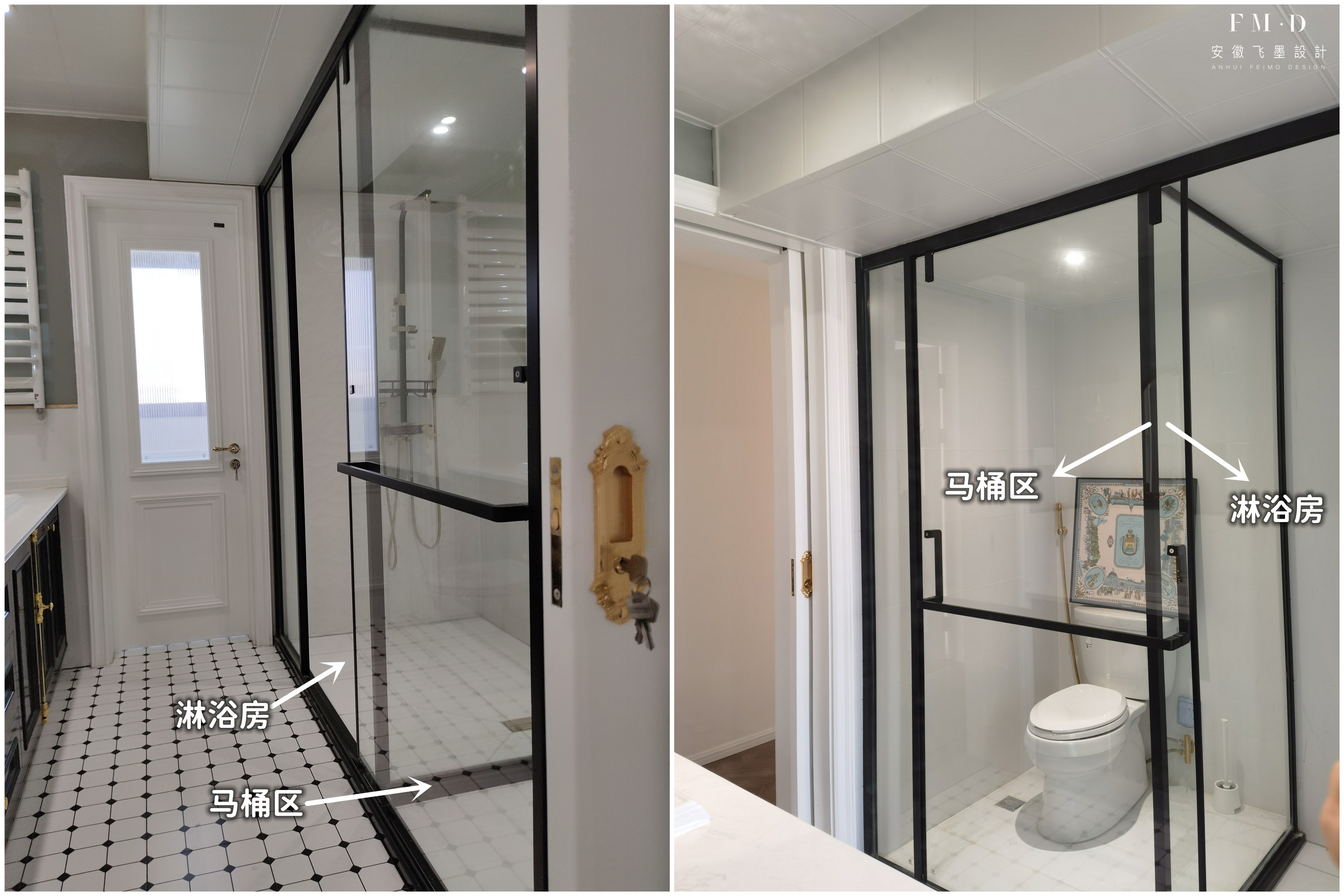 卫生间采用了三分离的设计,日本一体卫生间干湿分离