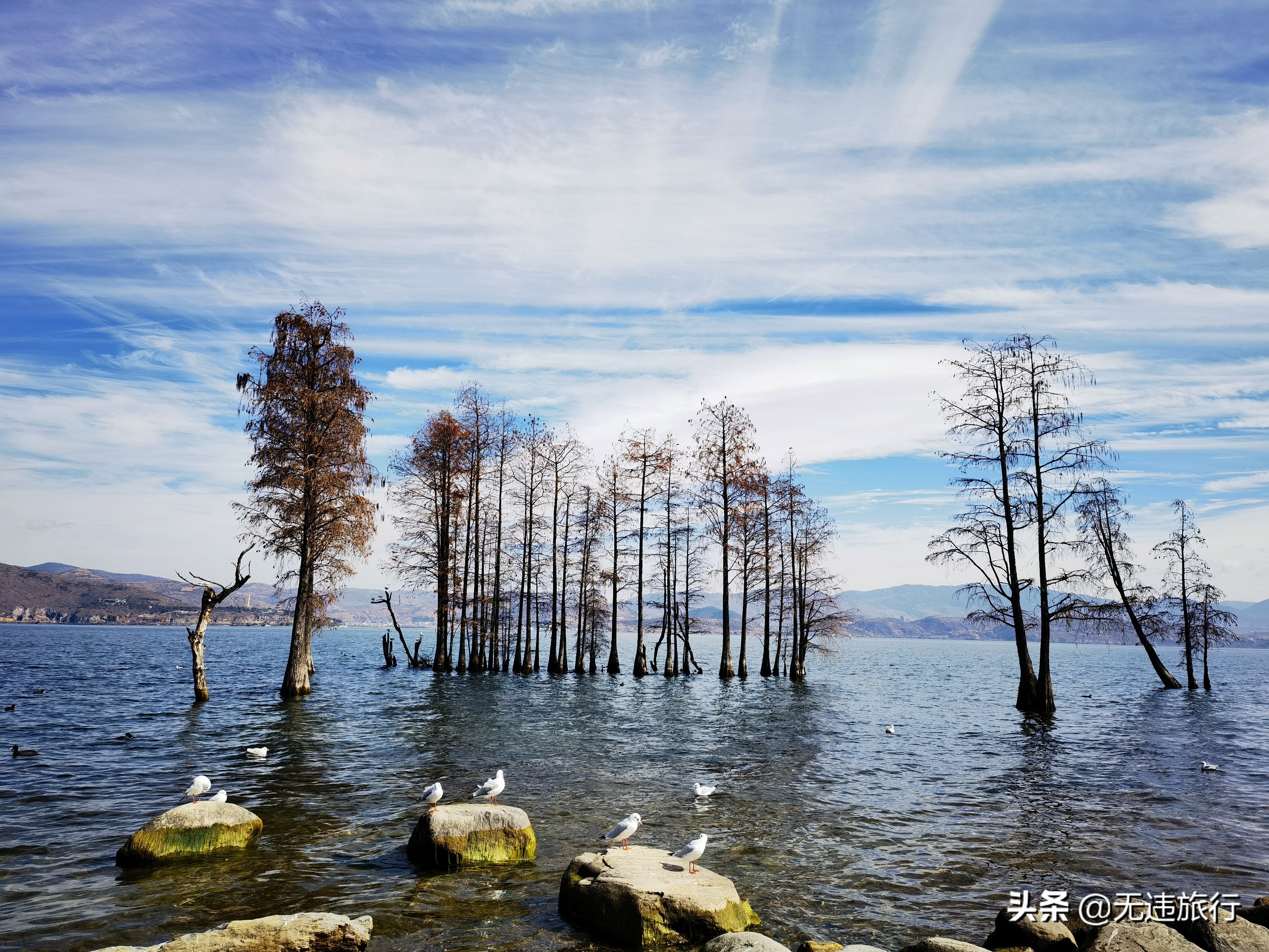 大理洱海龙龛码头看日出,大理洱海龙龛古渡风景
