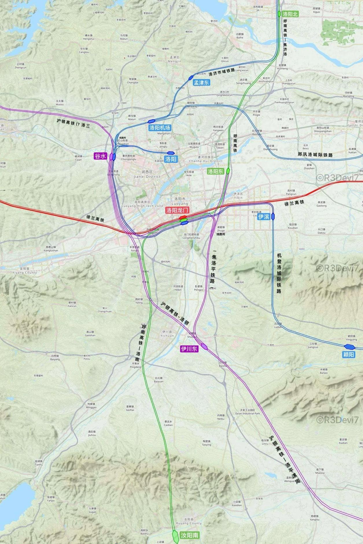 洛阳洛邑古城高铁站,洛阳高铁站点