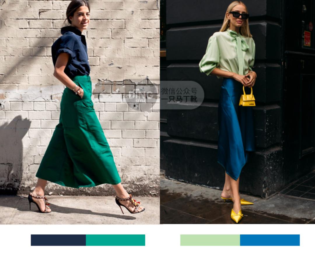 夏日穿搭色彩搭配,2021夏日高级感配色