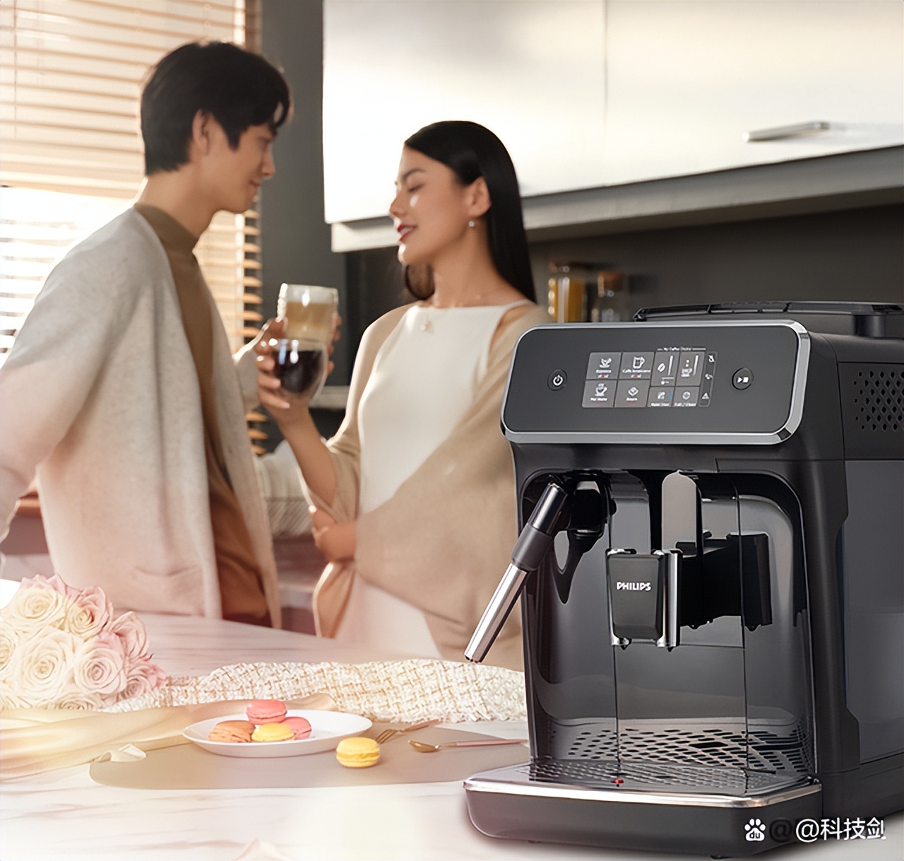 飞利浦全自动奶泡咖啡机使用教程,飞利浦咖啡机ep2124与ep2121打奶泡