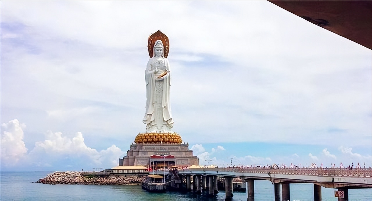 海南耗资8亿建观音像,海南南海观音像高多少米