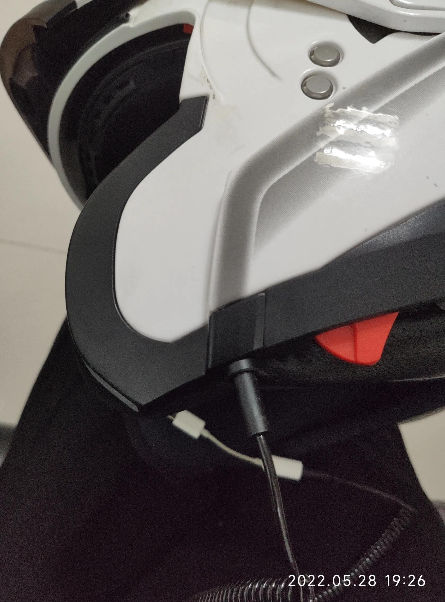 普通耳机改装蓝牙头盔耳机,头戴耳机改头盔耳机