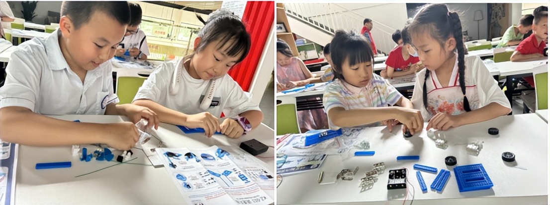 一里塘社区开展Steam教育公益课种下科学“惊奇”种子