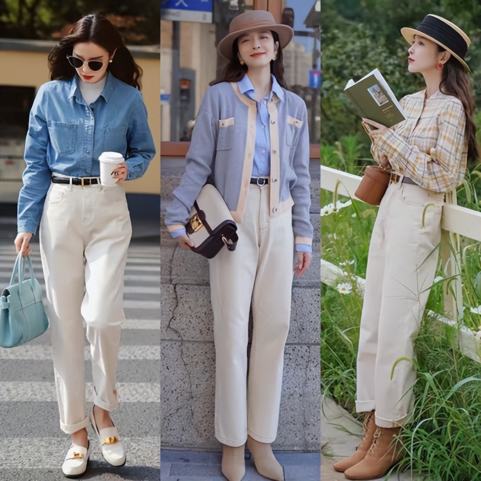 春天穿衬衫尽量避开搭配3条裤子,天蓝色衬衫怎么搭配好看春天