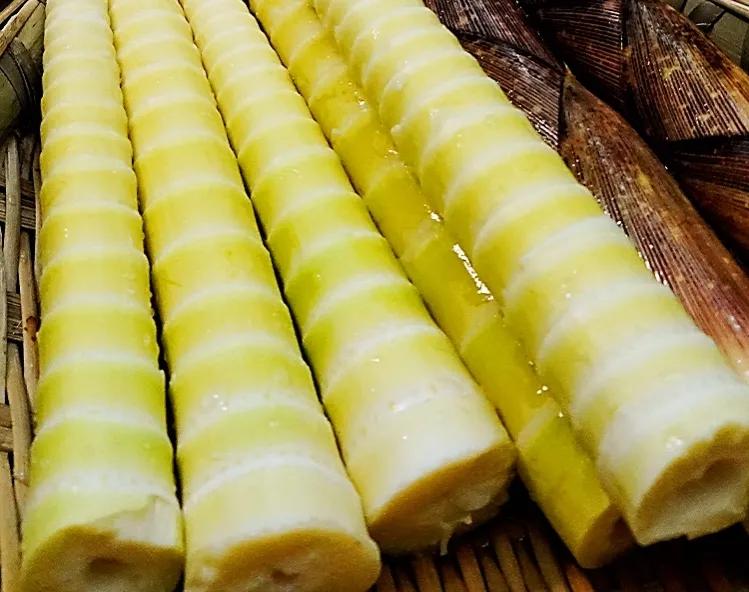 食在贵州农家特产,遵义桐梓马鞍山转盘方竹笋火锅