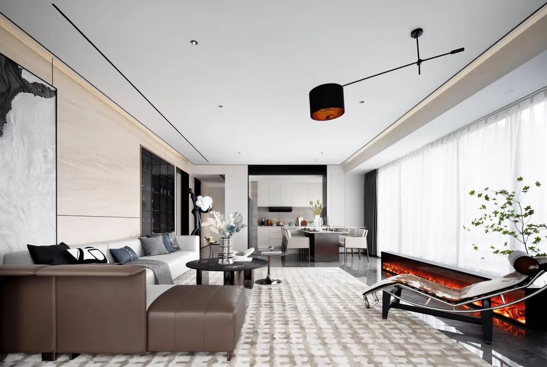 125㎡轻奢风,从玄关美到卧室,看完只想照搬