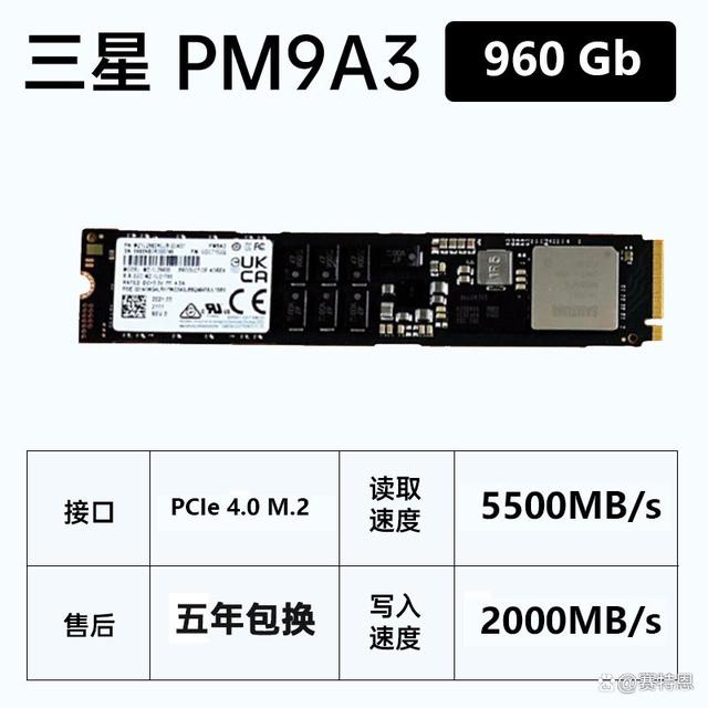 三星MZ1L21T9HCLS-00A07PM9A3M.21.92T固态硬盘企业级SSD