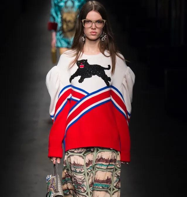 亮相gucci大秀惊艳米兰时装周,gucci展示2019早秋系列