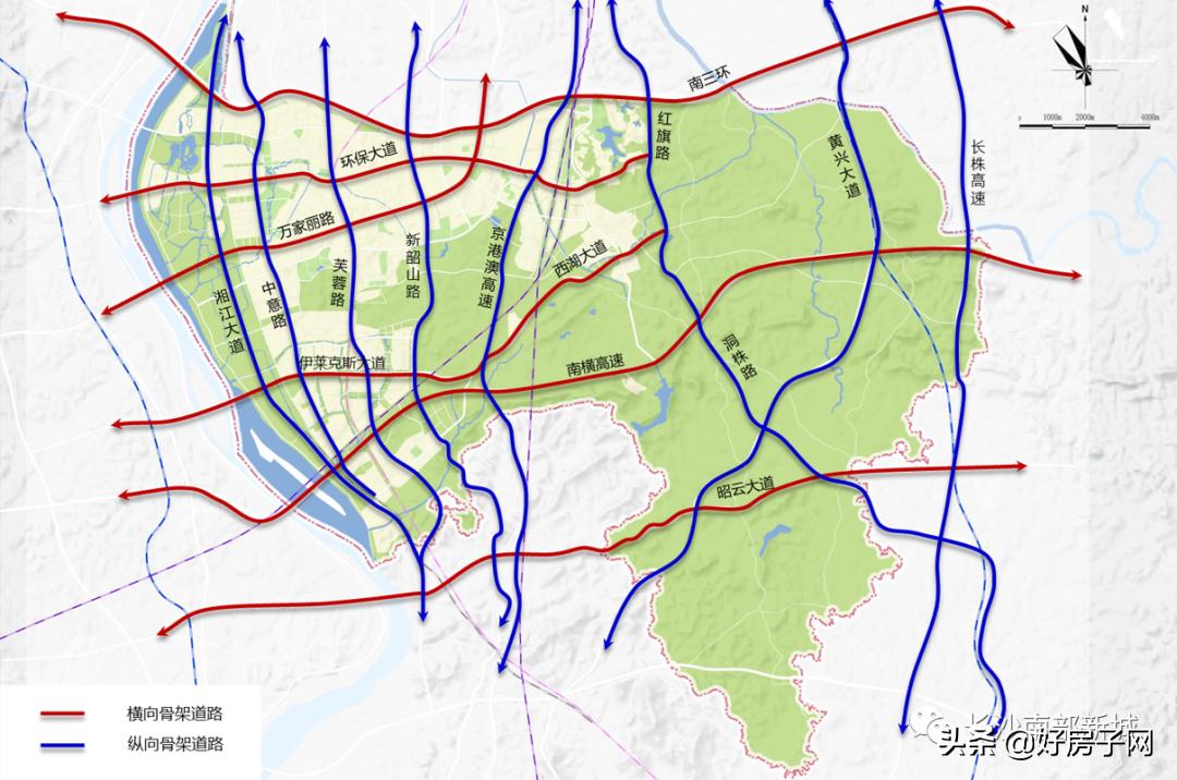 未来长沙南部片区发展前景,融城片区最新规划