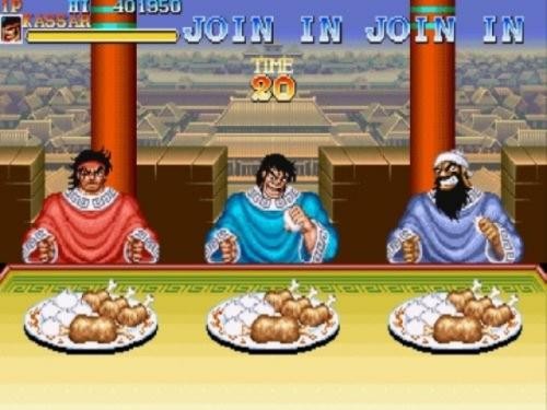 街机快打人物,街机游戏离谱大招