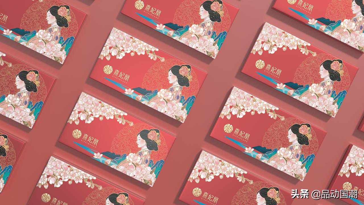 国潮美妆8件套,国潮风尚彩妆套7件套