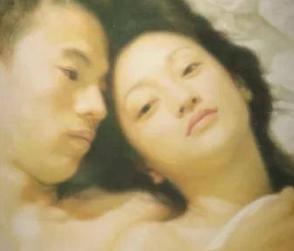 周迅年轻时做模特的油画,周迅的少女时代油画原图