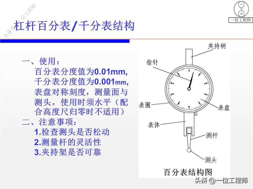数字百分表测量平面度的基本步骤,机械百分表高度尺的读数方法