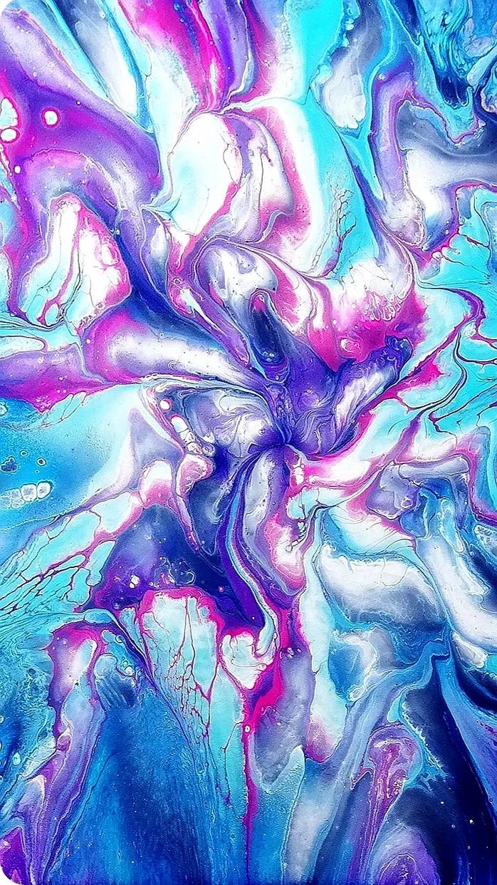 可爱的色彩壁纸,色彩鲜艳的插画壁纸