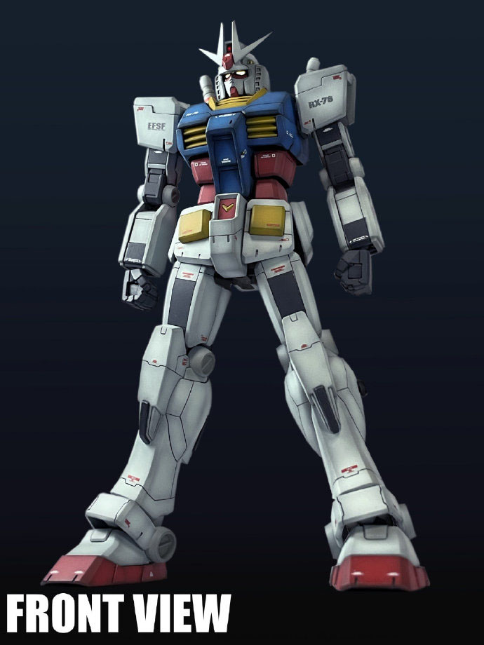机动战士高达重火力背包,rx-78-2高达模型