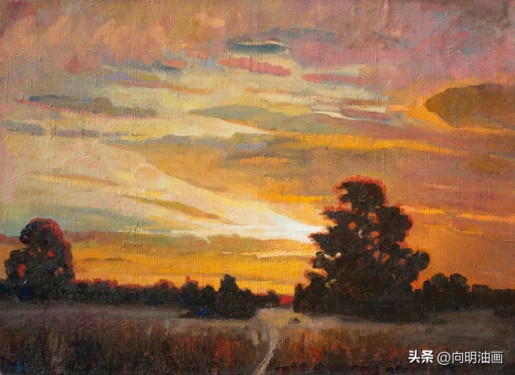俄罗斯阿巴库莫夫油画作品欣赏,俄罗斯画家马什科夫风景油画作品