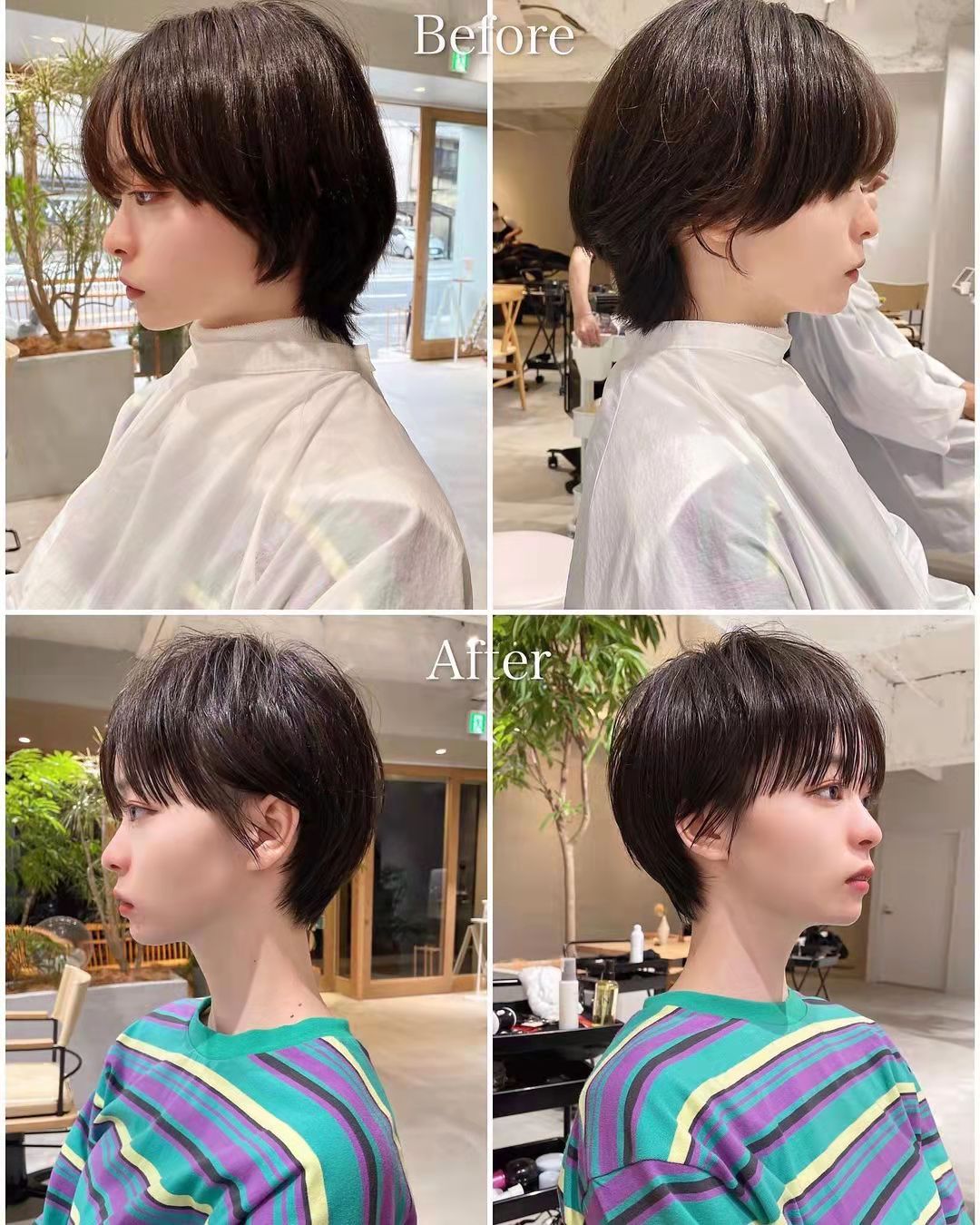 圆脸适合的精灵短发,减龄短发圆脸参考