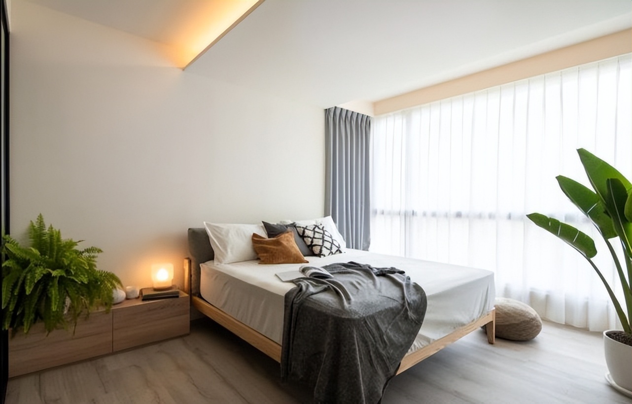 85平两室一厅简约现代风,85平米两室两厅现代