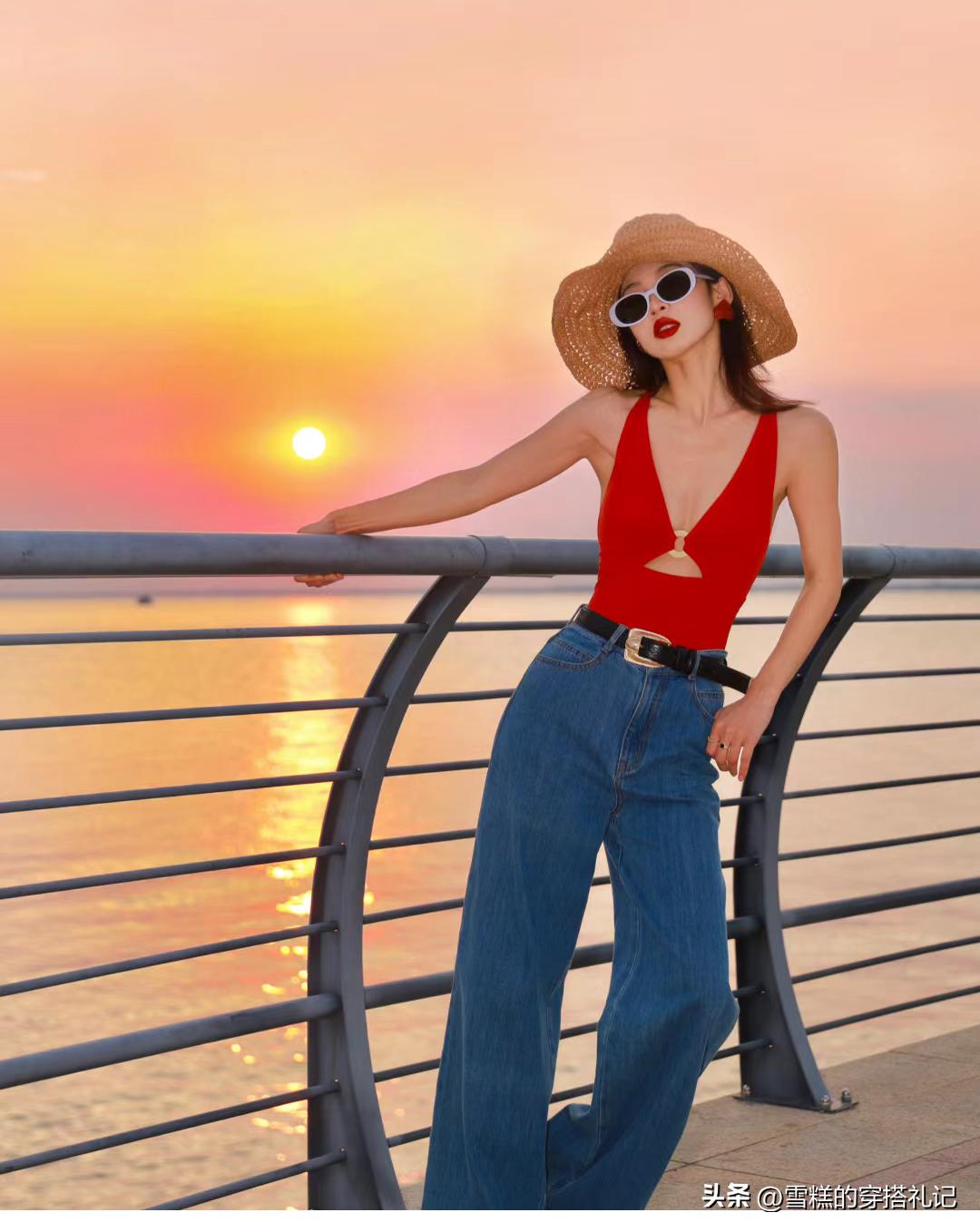 皮肤黑黄的女生穿杏色好看吗,皮肤黑黄适合穿什么色显白