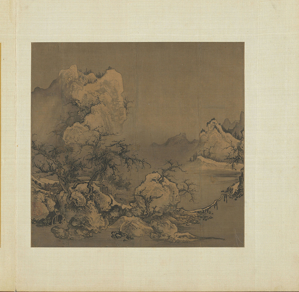 吴大恺山水画雪景的意境,吴大恺国画雪景视频最新