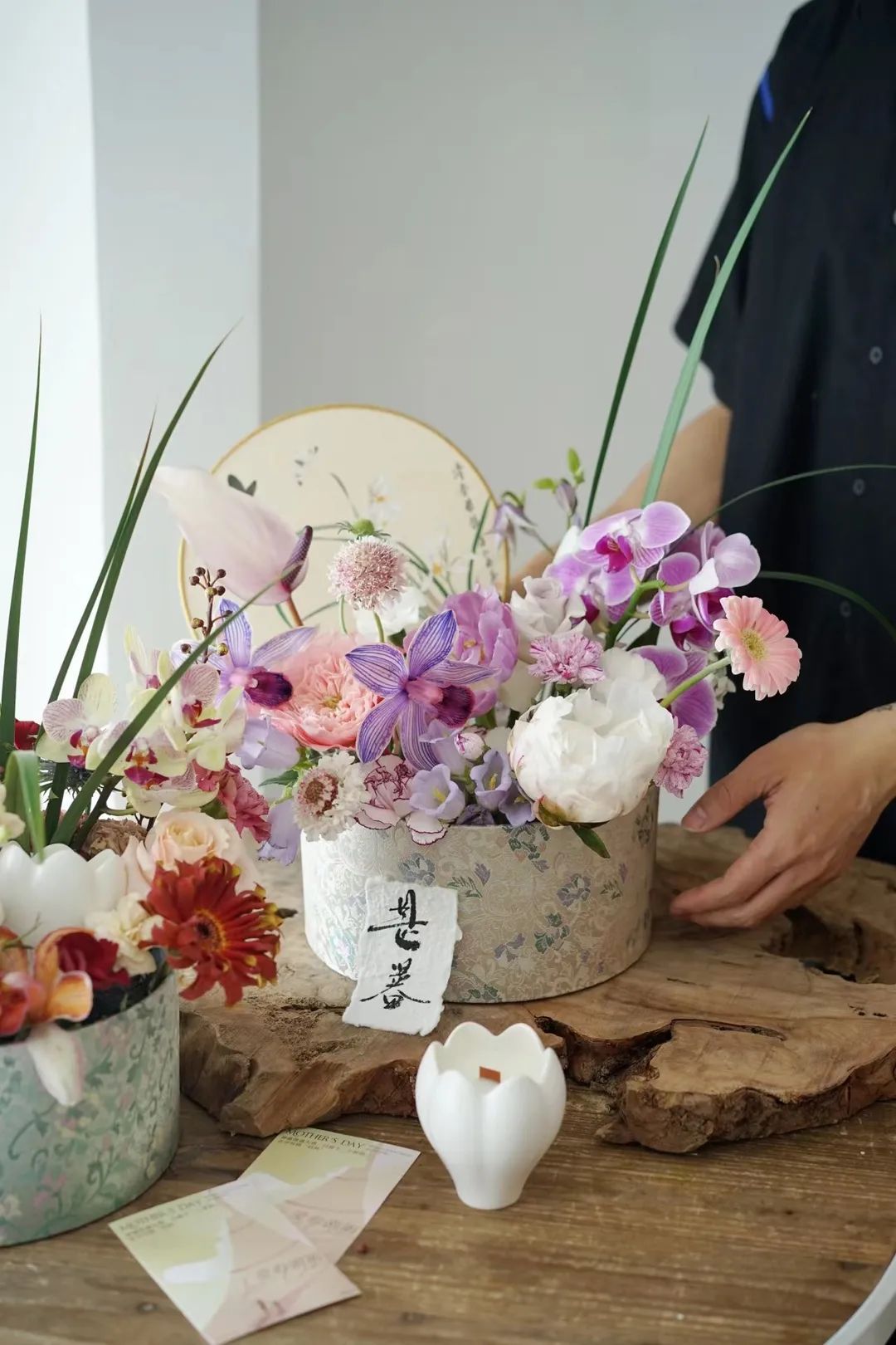 可爱玩具花束,可爱刺绣玩具