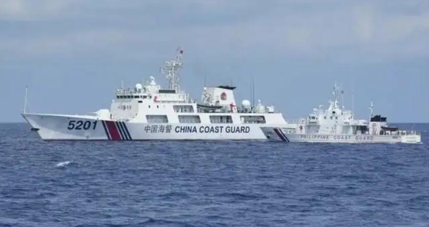 南海海警船与菲律宾对峙,中菲南海对峙最新消息是什么