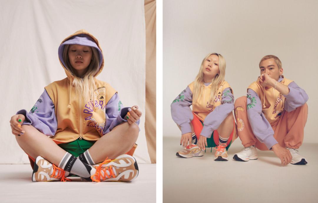 adidasstellamccartney时装秀,adidas联名hamcus裤子穿搭