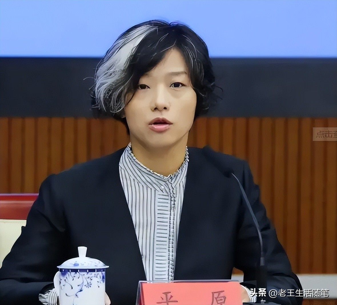 深圳一副区长回应染白发,深圳女副区长一缕白发引热议