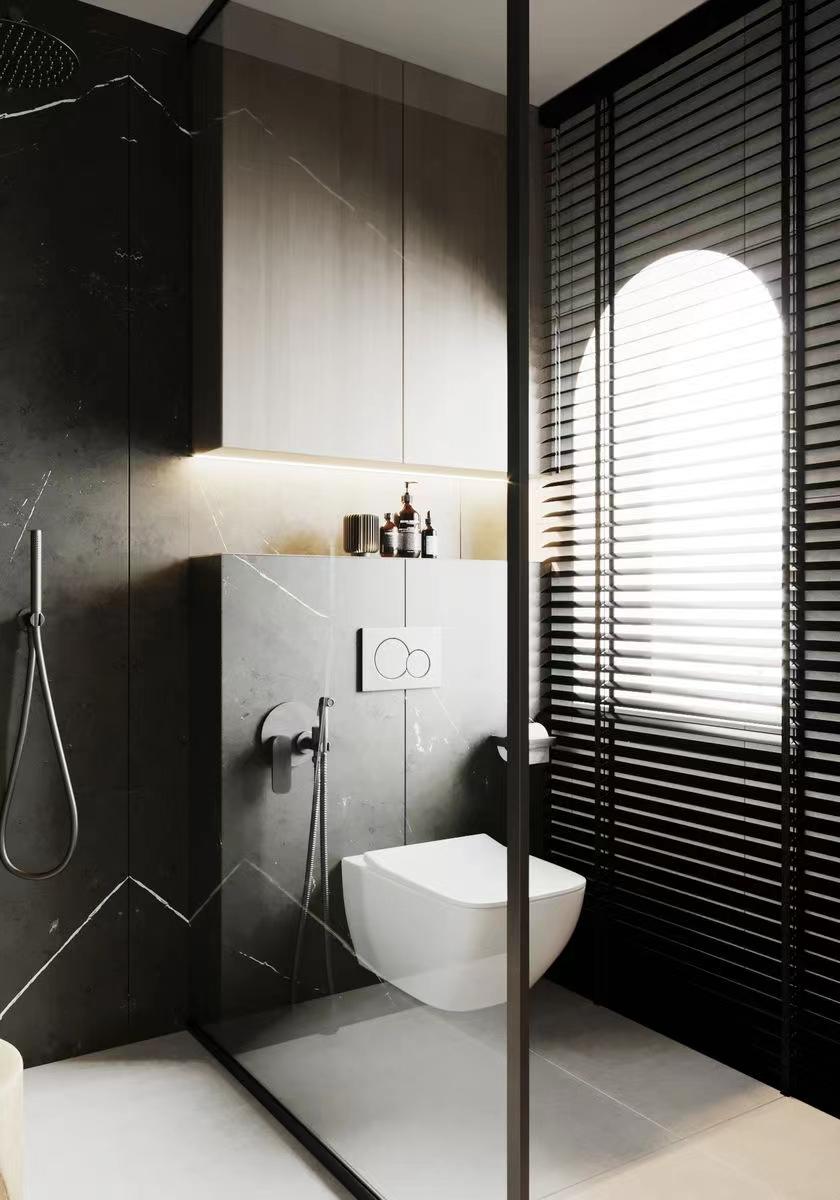 公共厕所蹲式马桶,传统蹲便和壁挂马桶